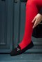 Manifest Blunt Toe Flat Sole Buckle Moccasin Loafer Ballerinas Comfortable Women's Daily Shoes - 4