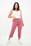Women's Plus Size High Waist Draped Pants 6201-25