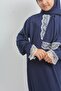 Girls' Summer Prayer Dress Navy - 5