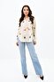 Women's Embroidered Oversize Shirt 1735-24 - 2