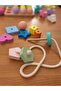 Montessori Wooden Toy - Secret Bag and Thread Geometric Shapes Double Educational Card Game - 6