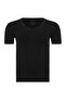 Men's Black 4-Piece V-Neck Bamboo T-Shirt - 33602 - 2