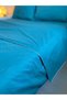Turquoise and Gray Piped Double Duvet Cover Set (100% Cotton) - 4
