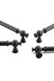 Black Metal Mufak Cabinet - 288 mm Handle Drawer and Lid Handle - 3
