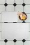 Plush White Bathroom Rug Set of 2 Washable Non-Slip Post Plush