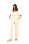 Women's Short-Sleeve Shirt Collar Two-Piece Set 4097-25 - 3