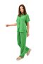 Women's Short-Sleeve Shirt Collar Two-Piece Set 4097-25 - 2