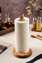 Walnut Wood Handmade Countertop Paper Towel Holder |   Wooden Kitchen Organizer - 2