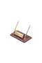 12 Piece Dora Desk Set - Claret Red Table with Flag - 2
