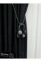 Curtain Tie-Down Bracket 4 Ball Ceiling Bracket 1 Piece Gray Anthracite - 3