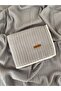 Knitted Pattern 100% Cotton Baby Pique Blanket Soft Gray 120X100 cm - 4