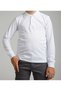 White Polo Neck Lakost T-Shirt Long Sleeve School T-Shirt - 2