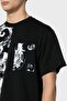 Patterned Cotton Crew Neck Regular Fit T Shirt Men's T SHIRT 76GAH611 JS287 - 3