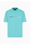 Men's Cotton Short Size Relaxed Fit Casual Petrol Green T-Shirt 3D1TG3 1JPZZ-0758 - 4