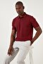 Cotton Regular Fit Buttoned Polo T Shirt Men's T Shirt Ex661