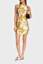Patterned Bodycon Mini Dress