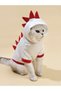 Dinosaur Design Three-Dimensional Cotton Fabric Cat Dog Clothes Hooded