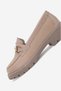 Women's Mink Genuine Natural Leather 36-41 Size Buckle Loafer Shoes - 7