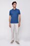 Men's Marine Basic Polo Neck Dynamic Fit T-Shirt - 4