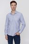 Men's Blue Saldera Patterned Slim Fit Slim Fit Shirt