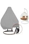 Cocoon Gray 2-Person Swing Protection Cover Waterproof Garden Cover Rain Dust Dirt Prevention Tarpaulin - 3