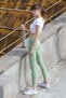 Gela High Waist, Stretchy and Firming Sports Leggings Pastel Green