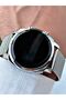 Led digital geometric pattern woven strap men's wristwatch - 4