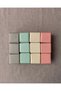 Wooden Cubes Educational Open Ended Toy - 4 cm - Hornbeam - Set of 12 - Baby Kids Wooden Toy - 4