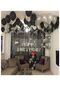 Adult Birthday Set Silver Happy Birthday Set - 3