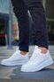 BONN High-Platform Lace-Up Casual Sports Shoes for Men WHITE - KBC - 2