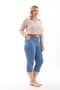 Women's Elastic Waist Capri - 3