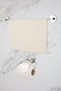 Chrome Long Towel Holder Narrow Covered Toilet Napkin Holder Set of 2 Bathroom Accessories - 2