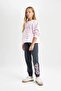 DFC - بنطال رياضي للفتيات من Barbie Jogger - 3