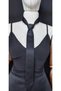 May Unisex Satin Evening Dress Tie Black - 4