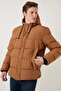 Zippered Pocket Slim Fit Hooded Puffer Coat Men's Coat 5711050 - 4