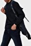 Logo Hidden Hooded Regular Fit Coat Men's Coat 8Nzb60 Zn97Z 1583 - 4