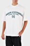 Logo Printed Crew Neck Cotton Relaxed Fit Men's T SHIRT - 3