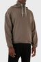 Cotton Hooded Half Zipper Oversize Fit Sweat Men's SWEAT 6R1ME6 1JWPZ 044 - 4