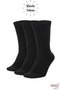 6 Pairs of Sports Socks Towel Sole Ribbed Black Unisex Socket Breeze Astroturf Tennis Training