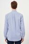 Men's Blue Cotton Pocketed Plaid Button Collar Regular Fit Shirt - 5