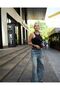 High Waist Loose Women's Cotton Jeans - 2