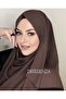 Crepe Shawl Dark Brown