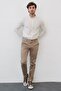 Men's Long Sleeve Collar Buttoned Modern Slim Fit Slim Fit Striped Cotton Shirt - 5