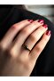 Natural Stone Pyrite Natural Stone Antique Adjustable Women's Ring - 2