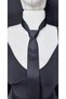 May Unisex Satin Evening Dress Tie Black - 3