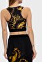 Patterned Slim Fit Crop Top TOP 76HAM227 JS292 G89 - 4