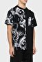 Patterned Cotton Crew Neck Regular Fit T Shirt Men's T SHIRT 76GAH611 JS287