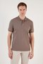 Cotton Regular Fit Buttoned Polo Collar T Shirt Men's POLO NECK T SHIRT5902739 - 3