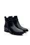 2152711K Women's Genuine Leather Buckle Black Casual Boots - 2