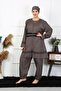 Smoked Large Size Hijab Swimsuit - 7xl-8xl-9xl-10xl 55010 - 2